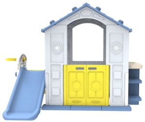 Ramiz Dom Z Zjeżdżalnią i Zlewem Niebieski Dach 4