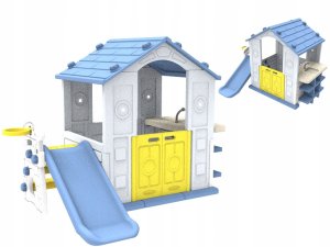 Ramiz Dom Z Zjeżdżalnią i Zlewem Niebieski Dach 7