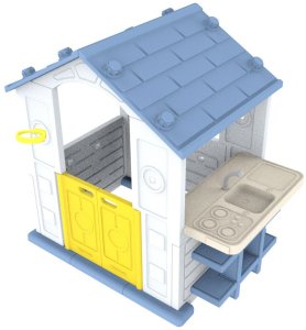 Ikonka Dom Z Koszykówką i Zlewem Niebieski Dach 2