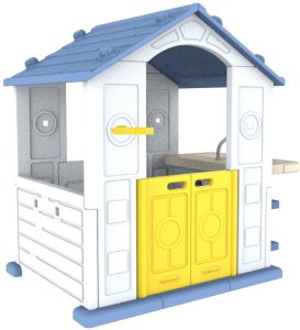 Ikonka Dom Z Koszykówką i Zlewem Niebieski Dach 3