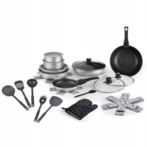 Triton Zestaw garnków aluminium z akcesoriami 30 el Kitchencook FLEX30 10