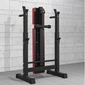 ławka do ćwiczeń skośna ze stojakami pod sztangę X-sport 5