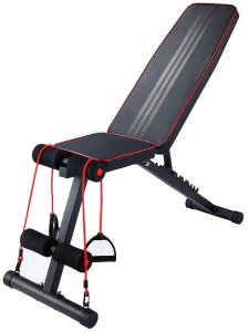 ławka do ćwiczeń skośna z ekspanderem X-sport 1