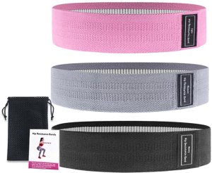 zestaw gum do ćwiczeń mini X-sport - czarno-pastelowy 1