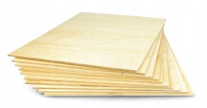Sklejka brzozowa - 3mm - format 297x210mm - 10szt.} 2
