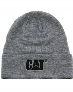 Winter hat CAT, 100% acrylic, gray 1