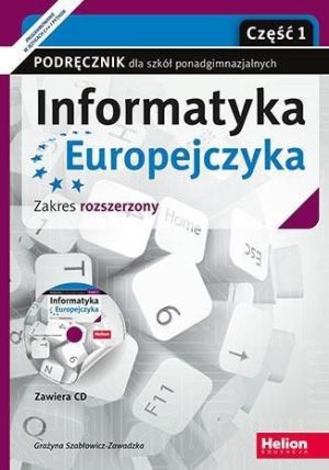 Informatyka Europejczyka LO 1-3 cz.1 ZR+ CD w.2017 1