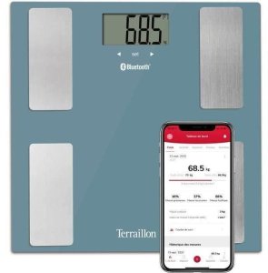 TERRAILLON 14874 Smart Connect  Blue personal scales and bod 2