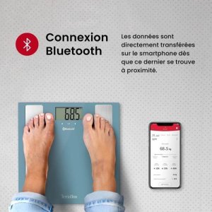 TERRAILLON 14874 Smart Connect  Blue personal scales and bod 4
