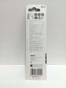 Jigsaw blades BOSCH T 345 XF, 108 mm, BIM, for metal, 2 pcs. 2