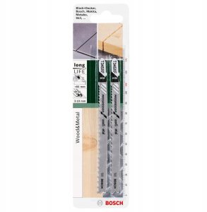 Jigsaw blades BOSCH T 345 XF, 108 mm, BIM, for metal, 2 pcs. 7