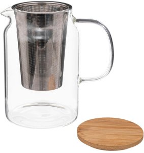 MIA GLASS TEA POT 90CL 2