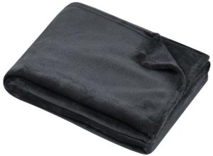 Blanket STANFORD ANTHRACITE, 180 x 220 cm 1