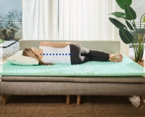 Mattress topper DORMEO ALOE VERA VITALIS, 4 x 120 x 200 cm, 100% polyester 1