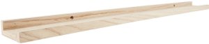 SHELF+ BORDER 800X90X30 MM OAK BRUSHED 1