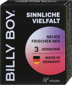Billy Boy condom Sensual Mix 3pcs 2