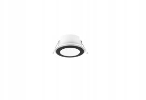 Recessed LED light TRIO AURA, 5 W, 3000 K, 450 lm, 2 light sources, black, O8.2 cm 1