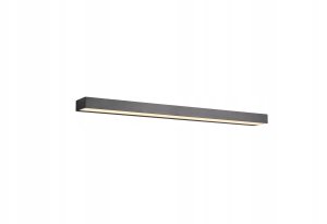 Bathroom LED wall light TRIO ROCCO, IP44, 13 W, 3000 K, 1400 lm, black, 90 cm 1