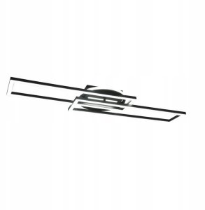 Ceiling LED lamp REALITY Twister, 30W, 2700-6000 K, 4500 lm, black, 24x90x8 cm 1
