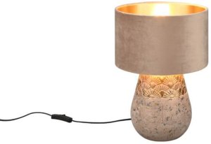 Table lamp REALITY Kiran, 1 x E27, max 60W, antique grey, o26 x 38 cm 2
