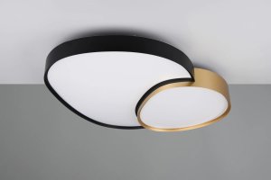 Ceiling LED lamp TRIO RISE, 45 W, 5300 lm, 2700-6500 K, O70x8.5x66cm, with remote control 2