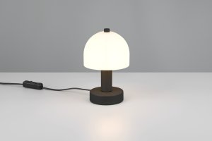 Table lamp REALITY GLENN, 1 x E14, max 10 W, black finish, with switch, O12 x 19 cm 1