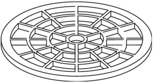 Hair trap for gutter Tece 660005 3