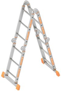 4-part ladder LAYHER TOPIC1057/4x3 with work platform 1