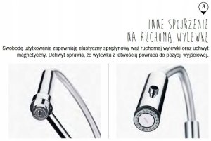 Kitchen faucet with pull-out hose Villeroy & Boch Umbrella 92540005 5