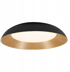 Ceiling LED lamp LEDVANCE ORBIS ALVA, 36W 3000K 4700lm Click DIM black color 50.5x14cm 2
