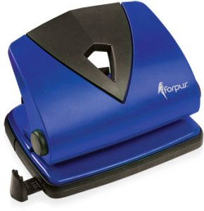 Forpus Punch hole, blue, up to 30 sheets, metal 1101-023 1