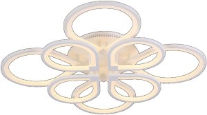 Ceiling LED lamp BALTIK GAISMA, 132 W x 2, 13200 lm, 3000 - 6000 K, 75 x 75 cm, with remote control 1