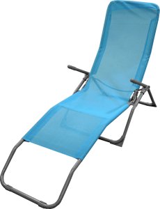 BESK Lounger 190x57x94cm blue 1
