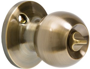 Bubble handle with lock MP, MRO-50-A, antique gold color, 3 keys 1
