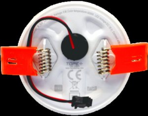 Recessed LED panel TOPE ROSA, IP65, 4000 K, 8 W, 581 lm, white, O10 x 2.4 cm 1