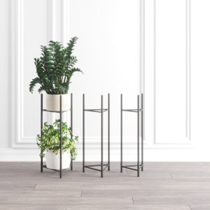Sbox STAND FOR FLOWER POTS SENS L BLACK 27X75 2