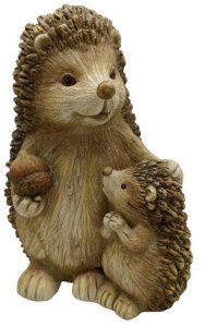 DECORATION HEDGEHOGS TWO 27X21.5X35.5CM 1