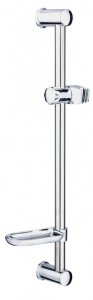 Shower stand RUBINETA VARIANTA, 60 cm, with control unit, soap dish, set of mounting screws 1