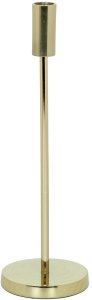Metal candlestick DECOSILUET, gold color, 10 x 10 x 33 cm 1