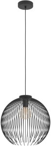 Pendant lamp G.LUX, 1 x E27, 35cm, black, GT-633-1S WIRE 1