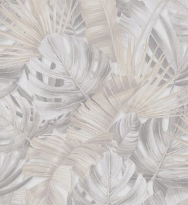 Vipro Group WALLPAPER 525227 GREY LEAVES (12) 4