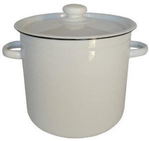 Canister, enameled, with lid 3 L 2