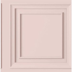 WALLPAPER 114862 WOOD PANEL BLUSH 1