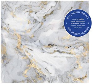 KOMAR PHOTOMURAL 119602PRECIOUSSTONE GREY_GOLD 3