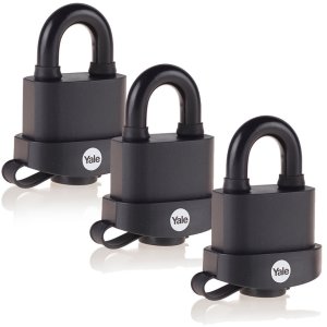 Padlock YALE, Y220B/51/118/3, 4 keys, 3 pcs. 1