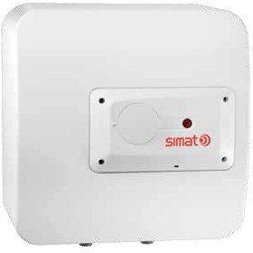 Electric water heater SIMAT, 30L, 1.5kW, mounted above the sink, 110610 1