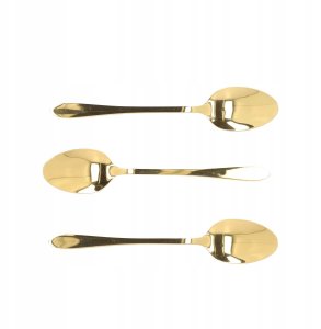 Teaspoon set Homla STILO Gold, 3 pcs. 1