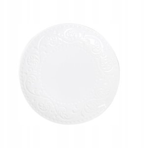 Dessert plate Homla SYLIA White Ornament, 21 cm 1