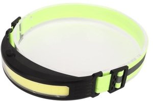 LED headlamp ENTAC, IP54, 5W, 350lm, rechargeable, USB, +red light, with sensor 1
