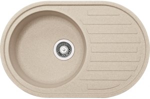 Sink FRANKE ROG 611, granite, beige, 78 x 51 cm 1